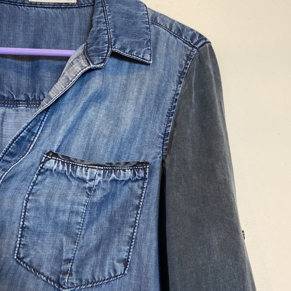 bella dahl Denim Jean top - Picture 2 of 9